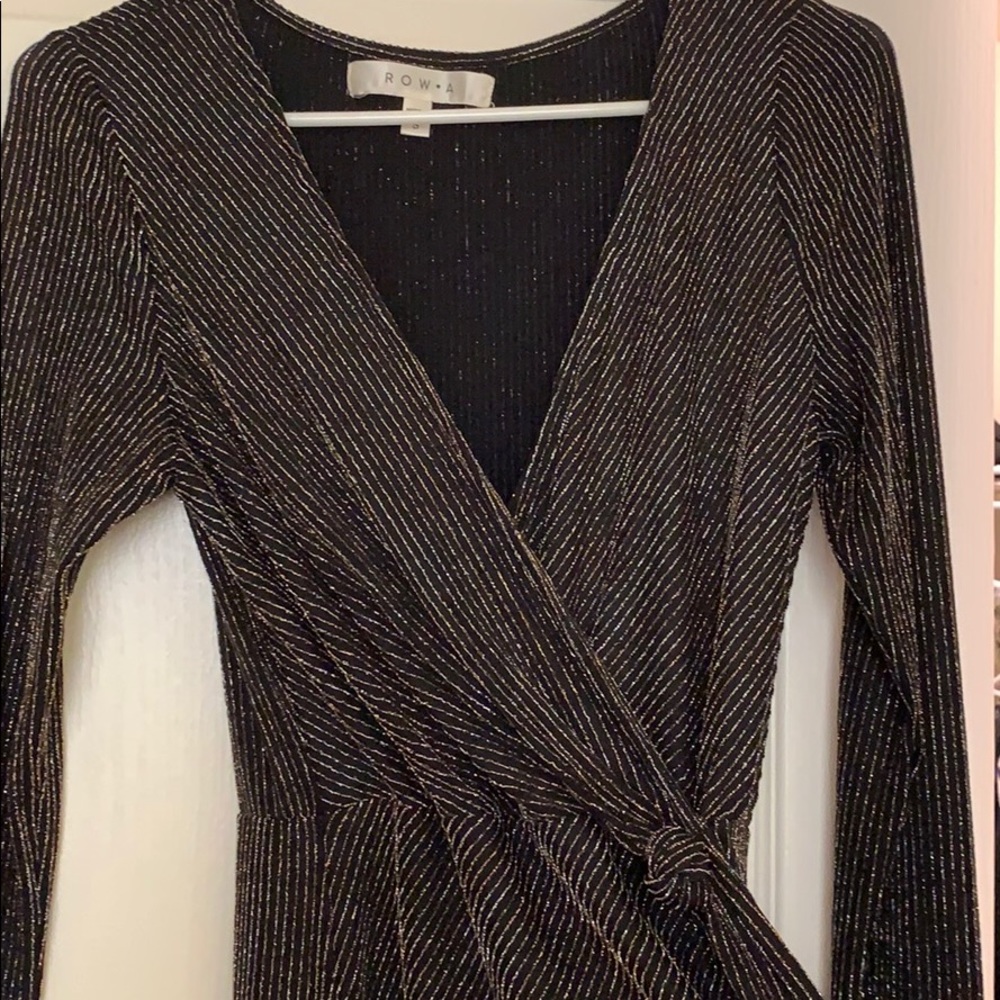 Row A Metallic Sheath Dress - Picture 2 of 8